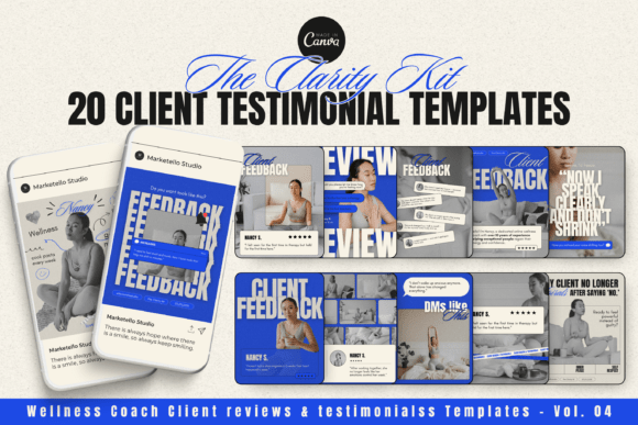 20 Client Win Instagram Templates for Canva: Build Trust Through Storytelling