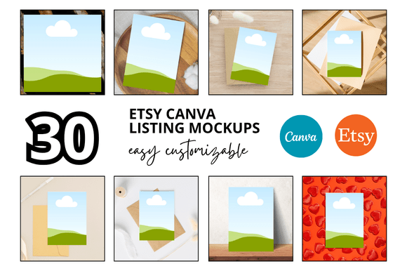 30 Paper Etsy Mockups Templates: Elevate Your Digital Product Listings