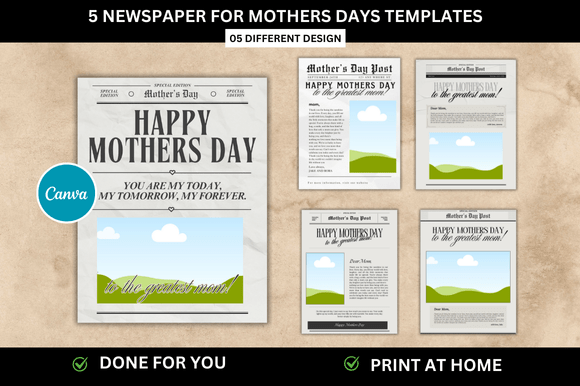 5 Mothers Day Newspaper Templates: A Designer's Honest Look