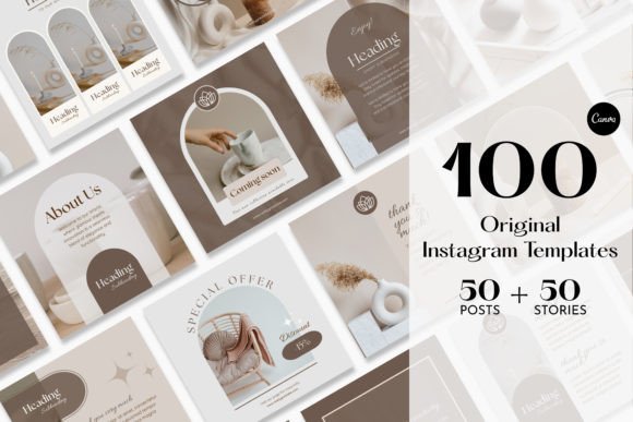 Aesthetic Beige Instagram Templates: Stand Out Stylishly