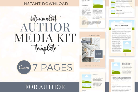Author Media Kit | Media Kit Templates for Influencers