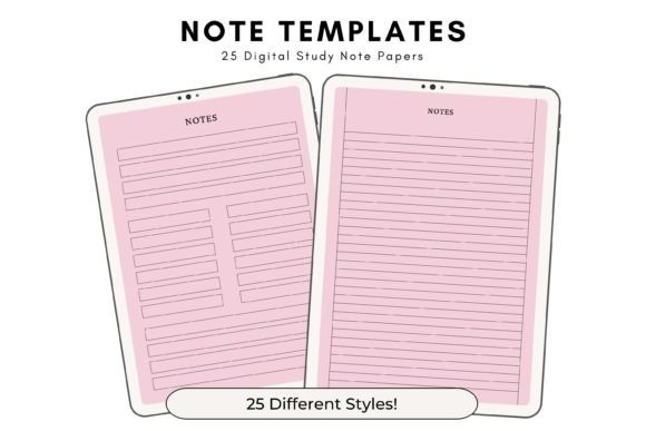 Ballerina Printable Note Templates: Elegant Paper for Every Idea