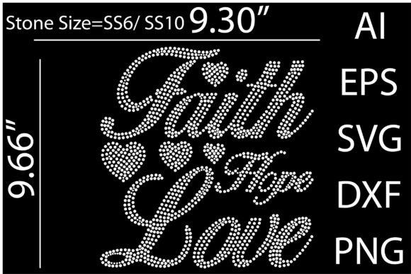 Crafting Meaningful Projects with Faith Hope Love Rhinestone Templates