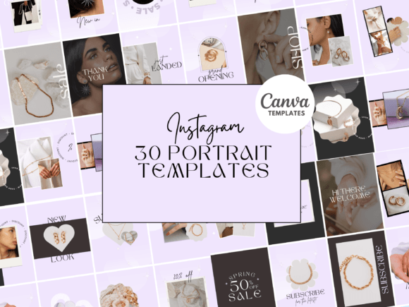 Cute Purple Instagram Templates: Your Portrait Feed Solution