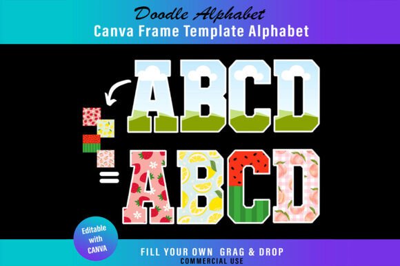 Designing with Depth: A Guide to Canva Letter Frame Templates