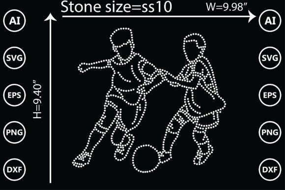Football Rhinestone Templates: Sparkle Your Designs Instantly