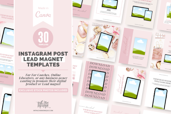 Instagram Posts Templates: Mockups for Your Digital Business