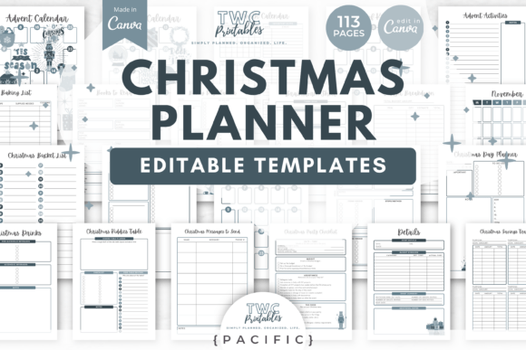 Master Your Holiday Season with Christmas Planner Canva Templates