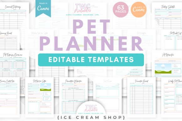 Organize Your Pet's Life with the Ice Cream Planner