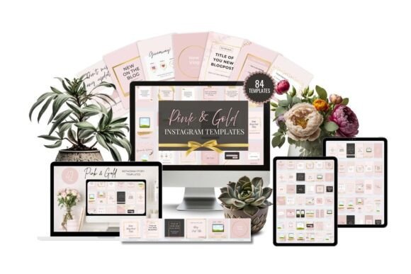 Pink Instagram Templates: Elevate Your Brand's Feminine Aesthetic