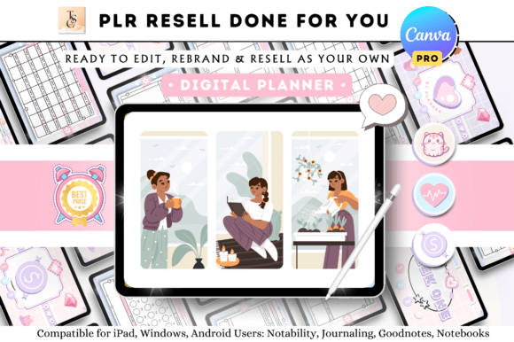 Streamline Your Digital Planning: The Power of PLR Canva Templates